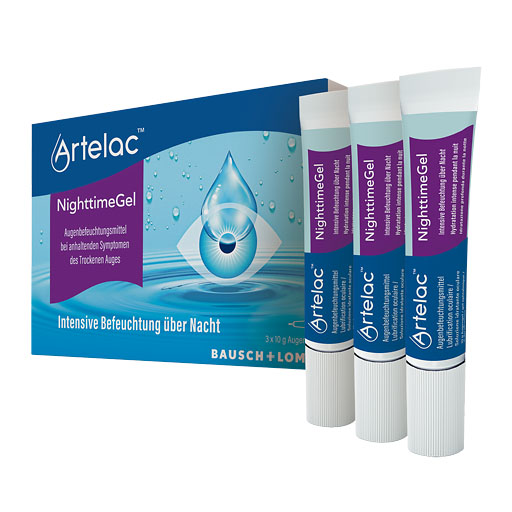 ARTELAC Nighttime Gel Befeuchtung &uuml;ber Nacht