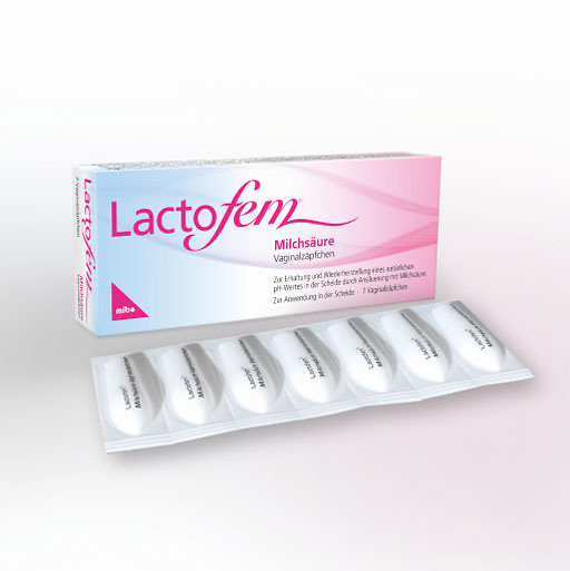 LACTOFEM Milchs&auml;ure Vaginalz&auml;pfchen