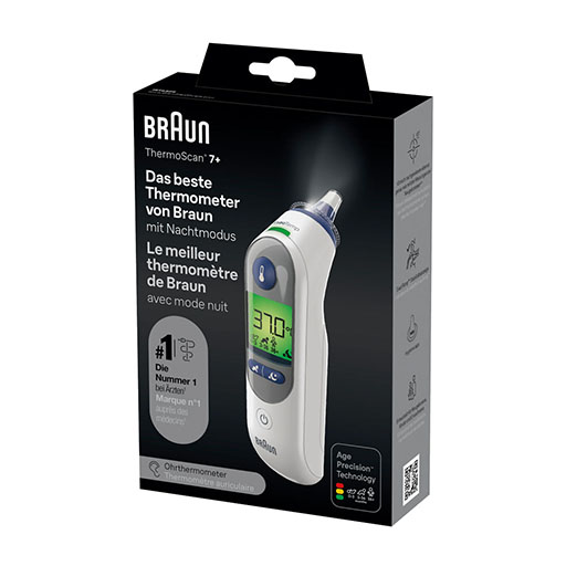 BRAUN THERMOSCAN 7+ Infrarot-Ohrthermometer