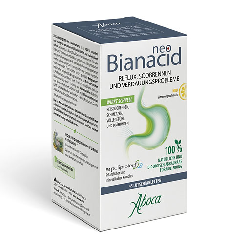 NEO BIANACID Lutschtabletten bei Sodbrennen mit Zitronengeschmack